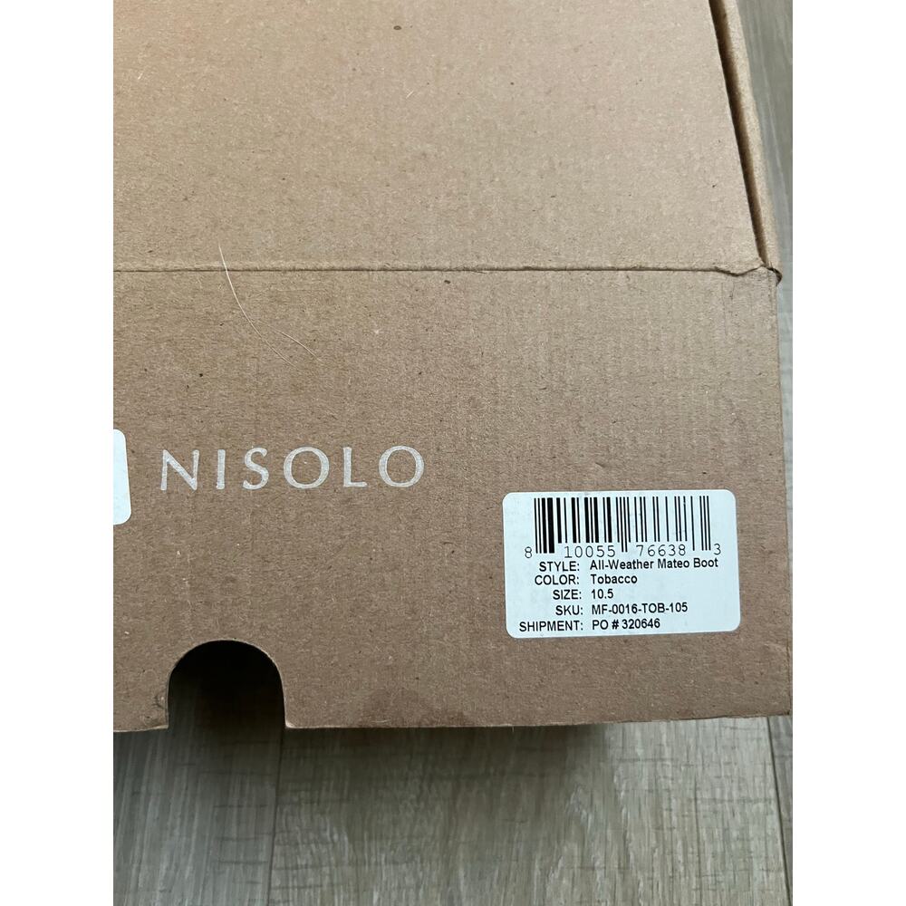 NEW Nisolo All Weather Mateo Boot Tobacco Leather - Picture 8 of 11